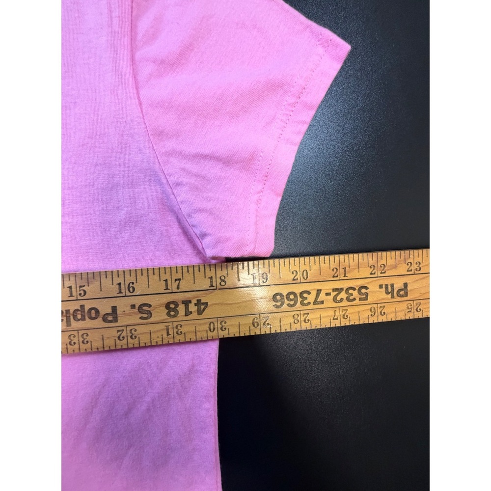 Walt Disney Mickey Mouse Pink Graphic T-Shirt Womens Large NWT Winking Mickey K2 - Picture 6 of 6